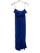 Loyd / Ford Size 0 Blue Rayon Strapless Ruffles Pleated Maxi Dress Blue / 0