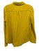 XiRENA Size XS Yellow Cotton Gauze V Neck Long Sleeve Button Down Top Yellow / XS