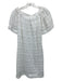 A.L.C. Size 0 White Cotton Elastic neck Crochet Overlay Knee Length Dress White / 0
