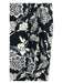Etro Size 38 BLack, White, Blue Viscose Sleeveless Floral Print Side Zip Dress BLack, White, Blue / 38
