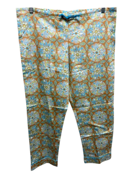 Bed Head Size Petite Orange, Blue, Multi Cotton All Over Print Pant Set Orange, Blue, Multi / Petite