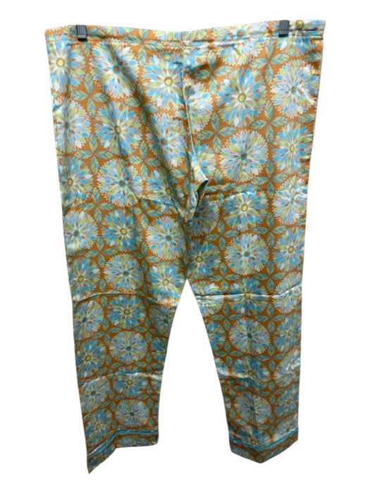 Bed Head Size Petite Orange, Blue, Multi Cotton All Over Print Pant Set Orange, Blue, Multi / Petite