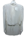 Frame Size XS White Silk Sheer Long Sleeve Top White / XS