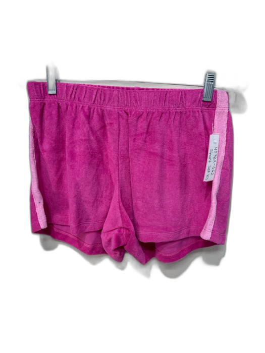 Lake Size XS Pink Cotton Button Up Long Sleeve Short Set Pink / XS