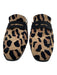 Sophique Shoe Size 38 Beige, Brown & Black Suede Square Toe Leopard Slide Flats Beige, Brown & Black / 38