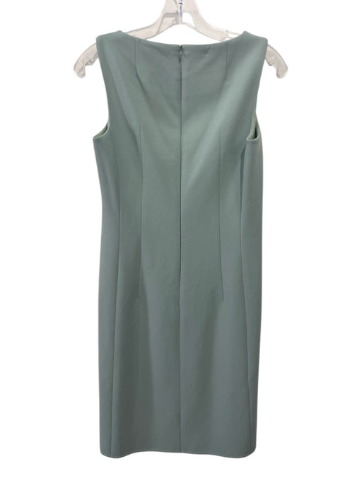 Akris Size 4 Sage green Wool Blend Sleeveless Darted Knee Length Back Zip Dress Sage green / 4