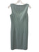 Akris Size 4 Sage green Wool Blend Sleeveless Darted Knee Length Back Zip Dress Sage green / 4