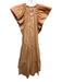 A.L.C. Size 0 Orange Cotton Short flutter sleeve Keyhole Tiered Dress Orange / 0