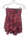 A.L.C. Size 0 Pink, Tan & Black Silk Ruffle Cap Sleeve Floral Skirt Set Pink, Tan & Black / 0
