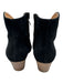 Isabel Marant Etoile Shoe Size 38 Black Suede Pointed Toe Side Zip Ankle Booties Black / 38