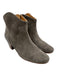 Isabel Marant Etoile Shoe Size 38 Gray Suede Pointed Toe Side Zip Ankle Booties Gray / 38