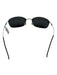 Maui Jim Black Acetate Thin Rimless Sunglasses Black