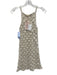 Cult Gaia Size XS White Cotton Knit Knee Length Sleeveless Cutout Dress White / XS