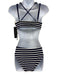 La Blanca Size 6 Navy & white Nylon Stripe Top Swimsuit Navy & white / 6