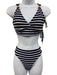 La Blanca Size 6 Navy & white Nylon Stripe Top Swimsuit Navy & white / 6