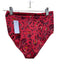 Ulla Johnson Size S Red & Purple Polyamide Blend Floral High Waist Swimsuit Red & Purple / S