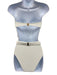 Zimmermann Size 6 White Polyamide Blend Textured High Waist Bikini Swimsuit White / 6