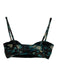 Ulla Johnson Size S Blue, Black, Multi Polyamide Blend Floral Two Piece Swimsuit Blue, Black, Multi / S