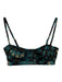Ulla Johnson Size S Blue, Black, Multi Polyamide Blend Floral Two Piece Swimsuit Blue, Black, Multi / S
