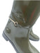 Gucci Shoe Size 38 Olive Green Leather Horsebit Patent Knee High Boots Olive Green / 38