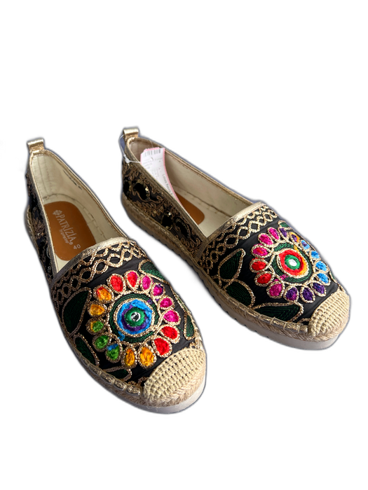 Patrizia Shoe Size 40 Multi Fabric Toe cap Embellished Espadrille Flat Shoes Multi / 40