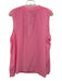 Lilly Pulitzer Size XXL Pink Silk Sleeveless Split Neck Buttons Top Pink / XXL