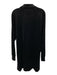 Lilly Pulitzer Size XL Black Polyester Velvet Half Zip Long Sleeve Dress Black / XL