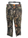 Field & Stream Size L Green & Brown Camo Zip Fly Men's Pants L