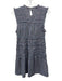 Doen Size L Blue & Multi Cotton Abstract Dots Sleeveless Smocked Dress Blue & Multi / L
