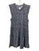 Doen Size L Blue & Multi Cotton Abstract Dots Sleeveless Smocked Dress Blue & Multi / L