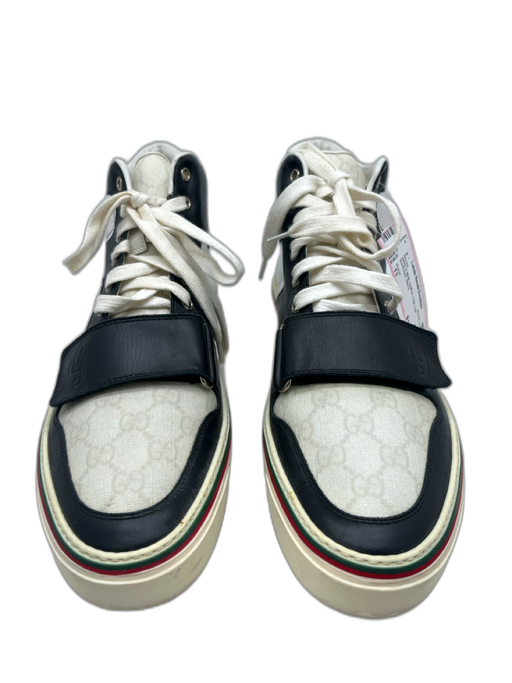 Gucci Shoe Size 11 White & Multi Leather High Top Men's Shoes White & Multi / 11