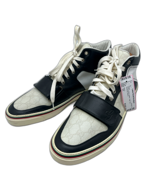 Gucci Shoe Size 11 White & Multi Leather High Top Men's Shoes White & Multi / 11