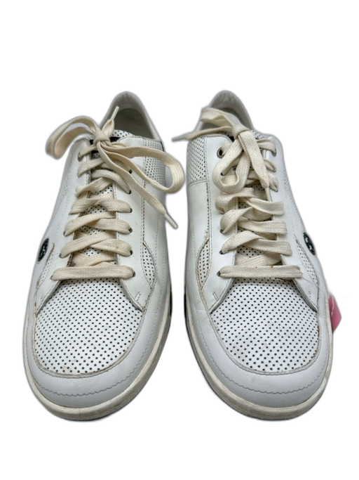 Gucci Shoe Size 11 AS IS White & Multi Leather Low Top Men's Shoes White & Multi / 11