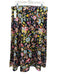 Boden Size 10 Black & Multi Cotton Blend Paisley Midi Skirt Black & Multi / 10