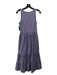 Evereve Size S slate purple Cotton Sleeveless Tiered Scoop Neck Dress slate purple / S