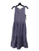 Evereve Size S slate purple Cotton Sleeveless Tiered Scoop Neck Dress slate purple / S