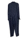 Boden Size 12 Navy & white Polyester Polka Dots Button & Zip Front Jumpsuit Navy & white / 12