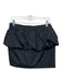 Zara Size M Black Polyester Elastic Waist Peplum Mini Skirt Black / M