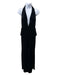 Bec & Bridge Size 2 Black Velvet Halter Peplum Striahgt leg Jumpsuit Black / 2
