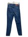 Sezane Size 27 Dark Wash Cotton Zip Fly Solid Skinny Straight Jeans Dark Wash / 27