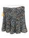 Show Me Your Mumu Size M Brown, Black, White Side Zip Leopard Print Ruffle Skirt Brown, Black, White / M