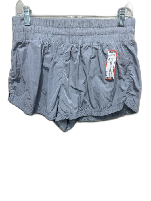 Varley Size Small Light Blue Nylon Elastic Waist Drawstring Running Shorts Light Blue / Small