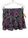 Generation Love Size M Black, Pink & Blue Silk & Cotton Floral Mini Skirt Set Black, Pink & Blue / M
