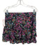 Generation Love Size M Black, Pink & Blue Silk & Cotton Floral Mini Skirt Set Black, Pink & Blue / M