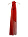 Christy Lynn Size XS Red & Pink Silk Sleeveless Gradient Neck Tie Maxi Dress Red & Pink / XS
