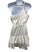 Show Me Your Mumu Size Small White Polyester Satin Sleeveless One Shoulder Dress White / Small