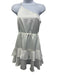 Show Me Your Mumu Size Small White Polyester Satin Sleeveless One Shoulder Dress White / Small