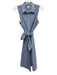 J Crew Size 2 Blue, Yellow, White Cotton Blend Sleeveless Lemons Stripes Dress Blue, Yellow, White / 2