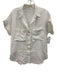 Cloth & Stone Size XS White Linen Short Sleeve Button Front Patch Pocket Top White / XS