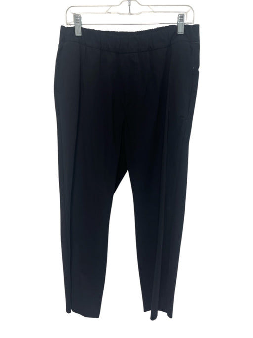 Vuori Size L Black Poly Blend Zip Pockets Elastic Waist Athletic Pants Black / L